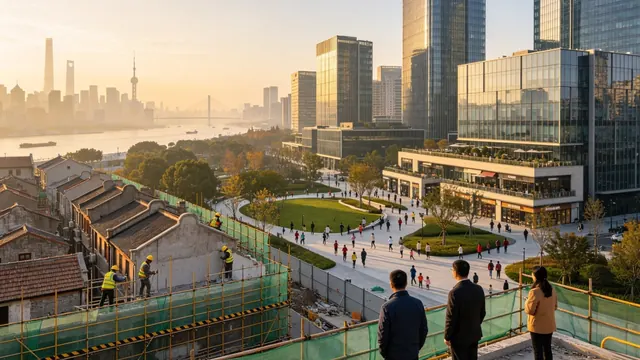上海城市更新与旧住房改建现场实景——上海地产集团公租房智慧通行案例