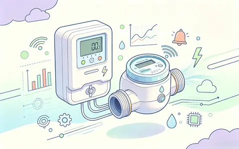 智能水电表远程抄表能耗分析主图
